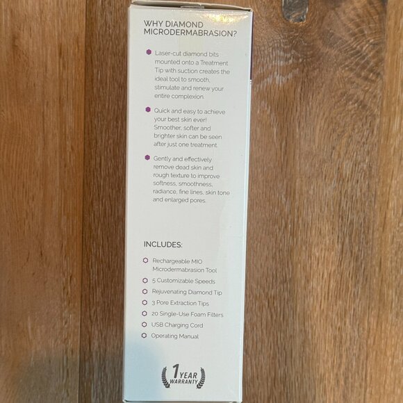 Spa Sciences MIO Diamond Tip Microdermabrasion Exfoliator & Pore Extractractor - Picture 9 of 12